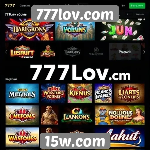 Análise dos jogos disponíveis em 777lov.com